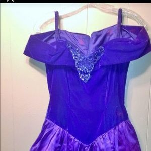Steppin’ Out Purple Vintage Formal Dress